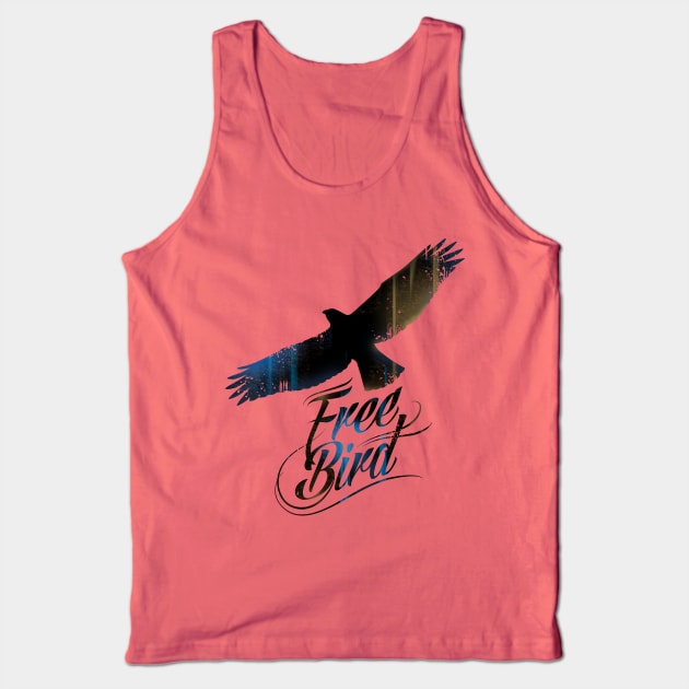 Free bird Tank Top by goldengallery